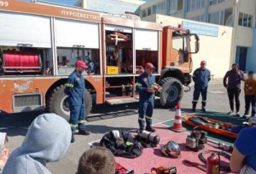 Πυροσβεστική παιδεία σε δημοτικά και νηπιαγωγεία της Λακωνίας (ΦΩΤΟ)