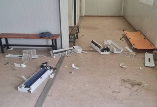 Έκαναν…. ρημαδιό τα αποδυτήρια του Δημοτικού Σταδίου Σπάρτης (ΦΩΤΟ)