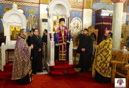 Ο τελευταίος κατανυκτικός εσπερινός στον ΙΝ Οσίου Νίκωνος Σπάρτης