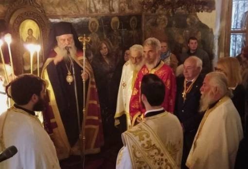 Πανηγυρικός εσπερινός της Ζωοδόχου Πηγής στην ΙΜ Καστρίου Ταϋγέτου