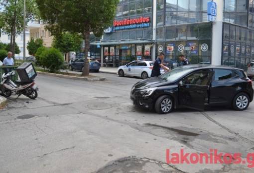 Τραυματισμός δικυκλιστή σε τροχαίο στη Σπάρτη (ΦΩΤΟ)