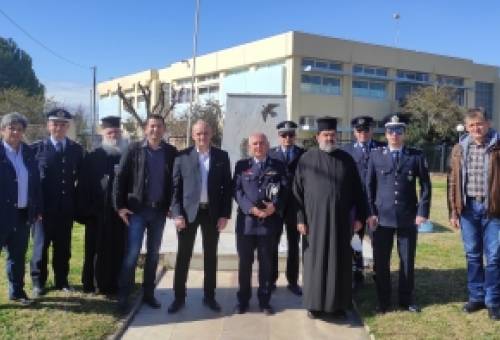 Μνημόσυνο στη Σκάλα για τους πεσόντες αστυνομικούς