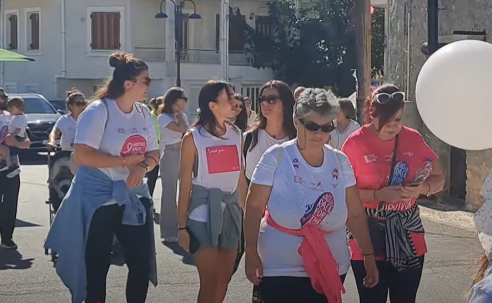 &Eta; &Alpha;&gamma;&gamma;&epsilon;&lambda;ώ&nu;&alpha; &Lambda;&alpha;&kappa;&omega;&nu;ί&alpha;&sigmaf; έ&tau;&rho;&epsilon;&xi;&epsilon; &gamma;&iota;&alpha; 2&eta; &chi;&rho;&omicron;&nu;&iota;ά &sigma;&tau;&omicron; GREECE RACE FOR THE CURE 2025