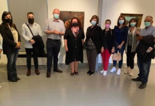 Την Κουμαντάρειο Πινακοθήκη επισκέφθηκε η Δημοτική Αρχή Σπάρτης
