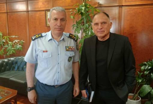 Συνάντηση Ν. Κρητικού με τον Αρχηγό της ΕΛ.ΑΣ. για ζητήματα της Λακωνίας