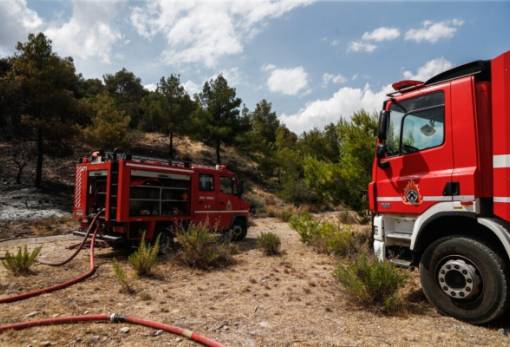 Δεν χαλαρώνει η επιφυλακή  για φωτιές στη Λακωνία