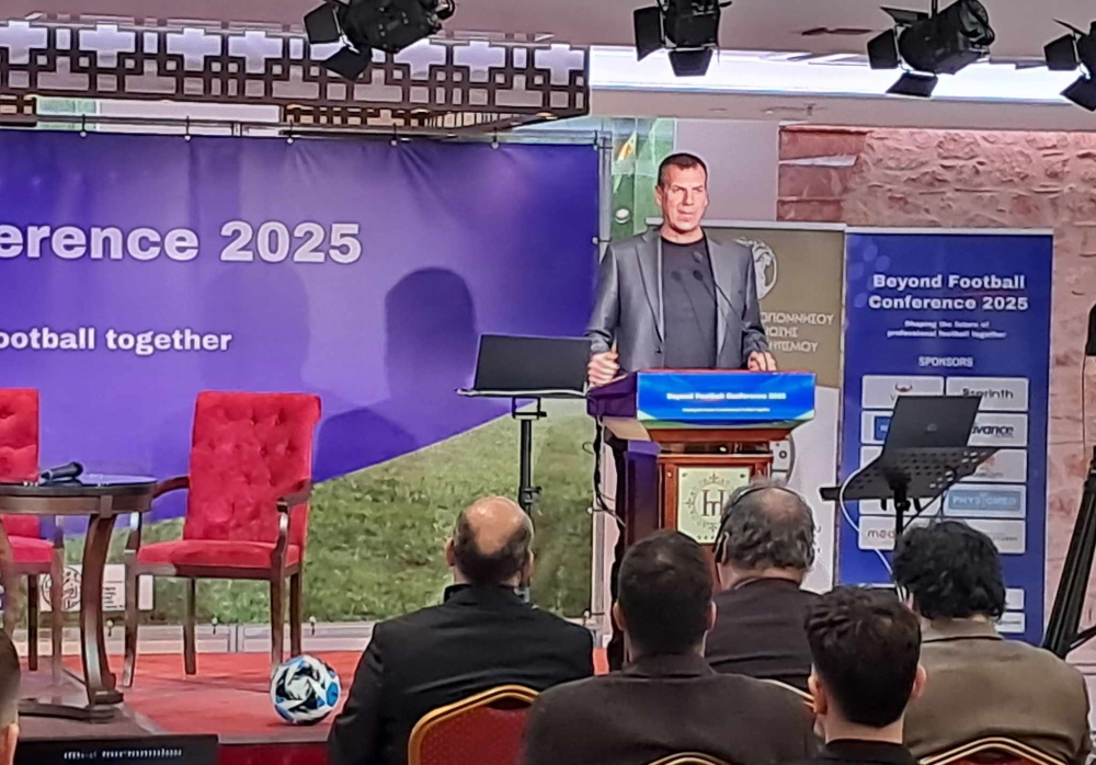 &Sigma;&tau;&omicron;&nu; &Mu;&upsilon;&sigma;&tau;&rho;ά &tau;&omicron; &laquo;Beyond Football Conference 2025&raquo;