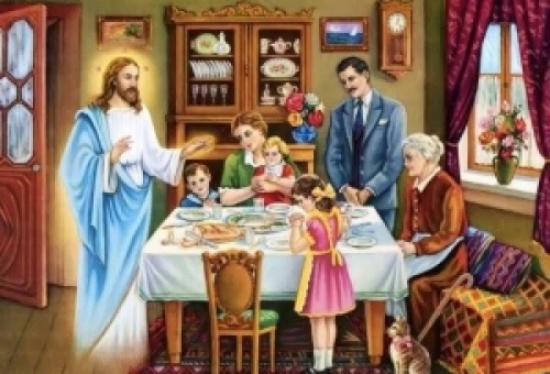 «Ο Χριστός Ευλογών» - Μια παλιά λαϊκή λιθογραφία